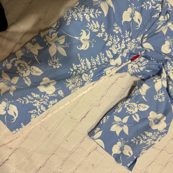 LAUREN RALPH LAUREN vintage y2k Floral Blue and White   cropped Pants 6 petite - Picture 10 of 16